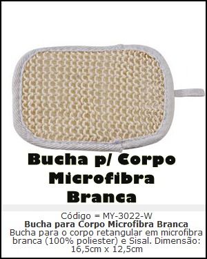 BUCHA FIBRA DE BAMBOO BRANCA