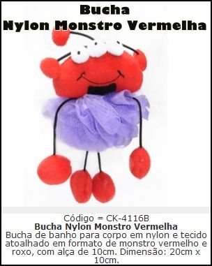BUCHA MONSTRO VERMELHO