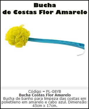 BUCHA PARA COSTA COR AMARELA