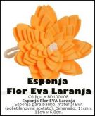ESPONJA FLOR LARANJA